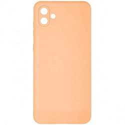 Задняя накладка ZIBELINO Soft Matte для Samsung A04 4G (пыльно-розовый) с микрофиброй