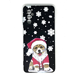 Задняя накладка GRESSO. Коллекция Пушистики-принт 12 для Samsung Galaxy M52 черный