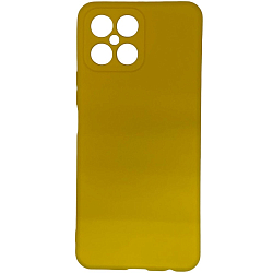 Задняя накладка ZIBELINO Soft Matte для Honor X8 (желтый) защита камеры