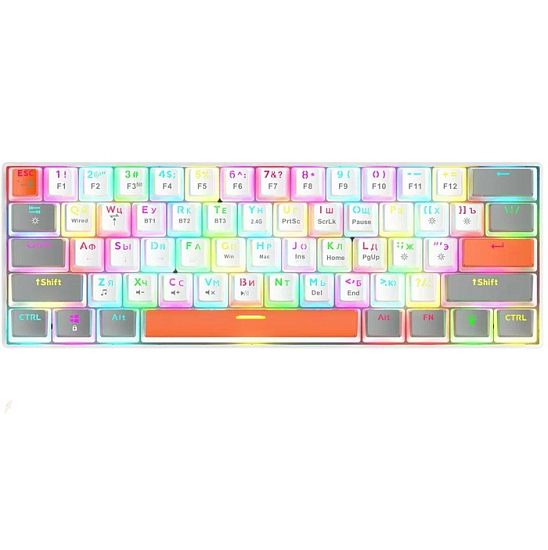 Клавиатура PANTEON T2 PRO RS White-Grey (72)