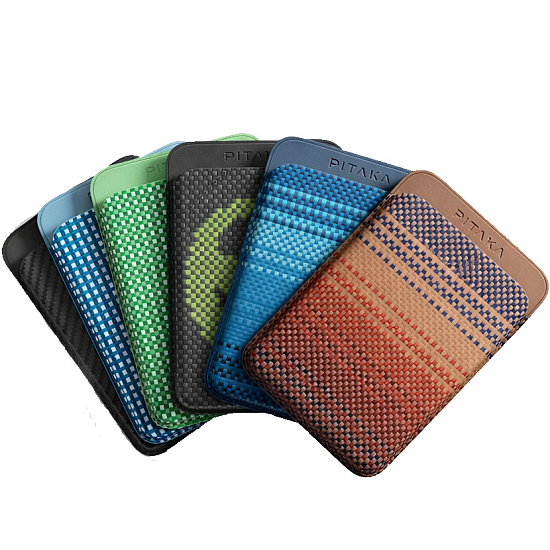 Кошелек для карт Pitaka Magnetic Woven Wallet Sunset