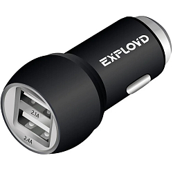 Авто ЗУ 2USB 4.5A EXPLOYD EX-Z-589, SONDER чёрный