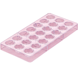 Форма для конфет и шоколада KONFINETTA «Шаффл», 27.5×17.5×2.5 см, 21 ячейка 3×3×1 см, прозрачная