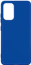 Силиконовый чехол DF для Samsung Galaxy A32 (4G) DF sOriginal-25 (blue) микрофиброй