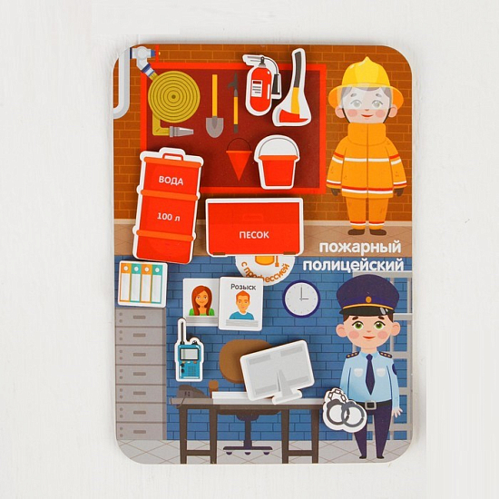 Сортер «Профессии, Пожарный и полицейский»
