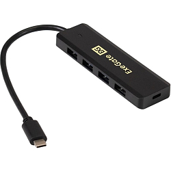 USB-Хаб ExeGate DUB-4CP/1 черный