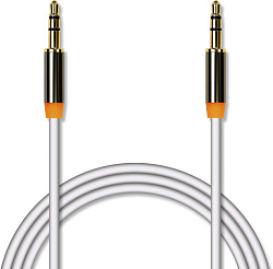 Кабель Jack 3.5 <--> Jack 3.5  1.5м JET.A JA-AC01 белый