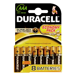 Элемент питания DURACELL LR03 BL-8