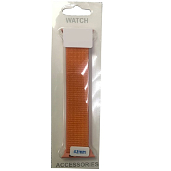 Нейлоновый ремешок для Apple Watch 42mm оранжевый