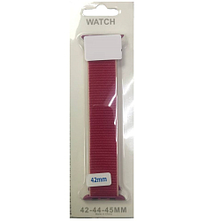 Нейлоновый ремешок для Apple Watch 42/44/45mm фуксия