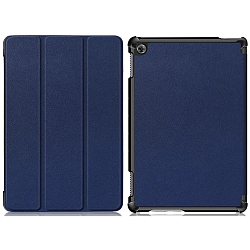 Чехол футляр-книга BOOK COVER для Huawei MediaPad M5 Lite 10.1" (Темно-синий)