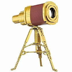 Конструктор Ретро Телескоп Zhe Gao Telescope Золотой