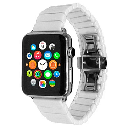 Ремень керамический  NONAME для Apple Watch 42/44/45/49mm (белый)
