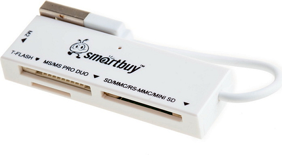 Картридер SMARTBUY (SBR-717-W) белый