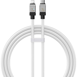 Кабель Lightning <--> Type-C  1.0м BASEUS CAKW000002 белый, 20W