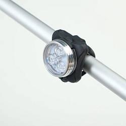 Фонарь велосипедный аккумуляторный, 3 Вт, 100 лм, 400 мАч, 3 режима   5464387