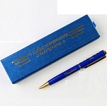 Ручка в футляре «С Днём Защитника Отечества», металл, 1.0 мм, синяя паста