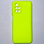 Силиконовый чехол NANO для Xiaomi Redmi 10 салатовый