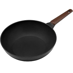 Сковорода-Вок 28см POLARIS Albero-28W ков.ал., черный