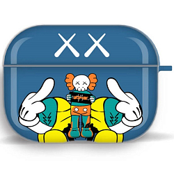 Силиконовый чехол LUXO KAWS для AirPods 3 Рисунок A35