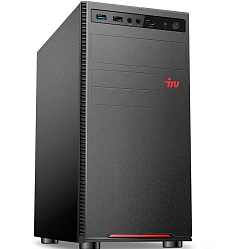 Системный блок IRU Home 310H6SE MT (Intel Core i5-12400/ 16GB/ SSD 512GB/ DOS) (2028636), чёрный