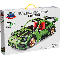 Конструктор гоночная машина GAO BO LE Project Machine, инерционный, 455 деталей, 6+