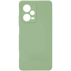 Задняя накладка ZIBELINO Soft Matte для Xiaomi Redmi Note 12 Pro Plus 5G (оливковый) с микрофиброй