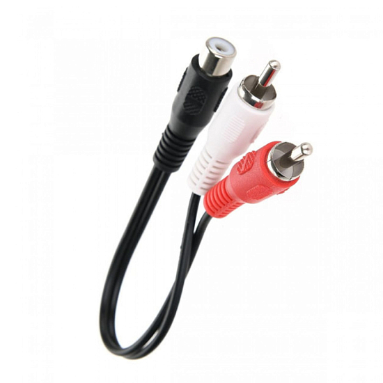 Разветвитель 1RCA <--< 2RCA  0.2м Телеком <TAV4355-0.2M>