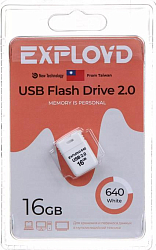 USB 16Gb EXPLOYD 640 белый
