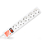 Сетевой удлинитель  5.0м POWER CUBE 5 розеток (белый)