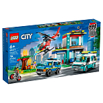 Конструктор LEGO City 60371 Центр управления спасательным транспортом
