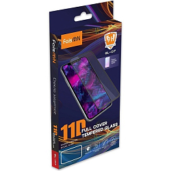 Противоударное стекло 11D FAISON для iPhone 13 Pro Max, GL-07, черное, полный клей