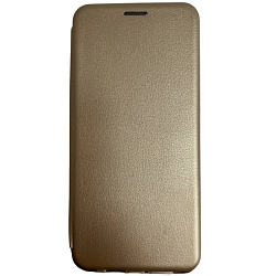 Чехол футляр-книга BF для Xiaomi Redmi Note 9S/ Redmi Note 9 Pro кожа, золотистый