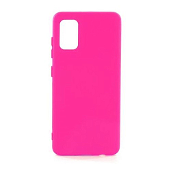 Задняя накладка SILICONE COVER для Samsung Galaxy A32 розовый неон