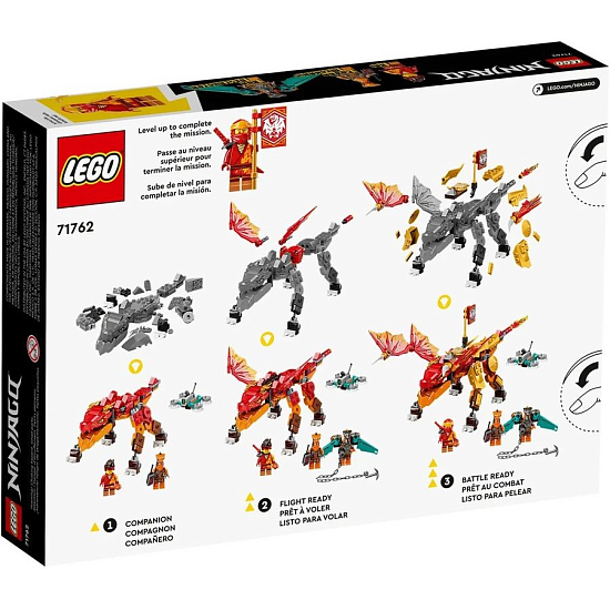 Конструктор LEGO NINJAGO 71762 Огненный дракон ЭВО Кая