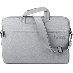 Сумка для ноутбука 15.6" HOCO Simple, GT1, ткань, на молнии, серый