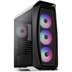Корпус AEROCOOL Aero One Frost-G-BK-v1 черный без БП ATX 4x120mm 2xUSB3.0 audio