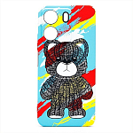Задняя накладка Luxo Creative для Xiaomi Redmi 13C 4G/Poco C65 (114) (multicolor) (229709)