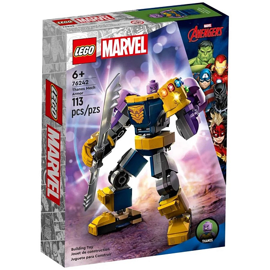 Конструктор LEGO Marvel 76242 Механическая броня Таноса