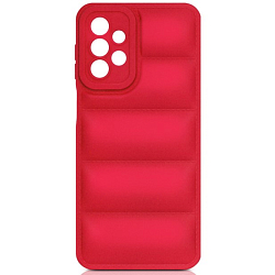Силиконовый чехол (дутый) DF для Samsung Galaxy A23 DF sJacket-02 (red)