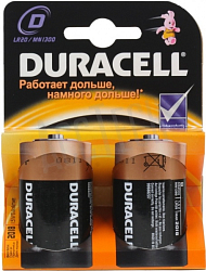 Элемент питания DURACELL LR20 BL-2 (20/60)