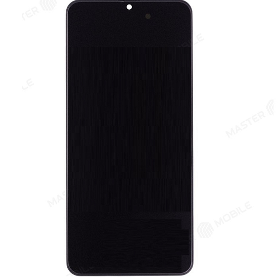 Дисплей для Samsung A315F Galaxy A31 в рамке + тачскрин (черный) (OLED)