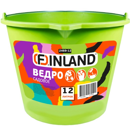 Ведро садовое FINLAND 2469-12, 12 л, пластиковое