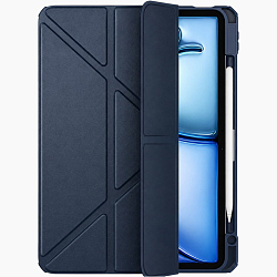 Чехол футляр-книга KEEPHONE MOLLAN для iPad AIR 11 2025 CASE BLUE