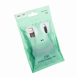 Кабель USB microUSB 1.0м HOCO Easy X13 чёрный