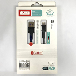 Кабель USB-Lightning 1.0м XO NB-Q166 черный