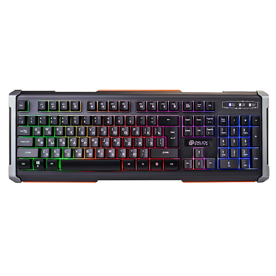 Клавиатура OKLICK 717G черный/серый