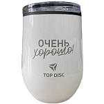 Термокружка TOP DISC белая (POT) 400ml