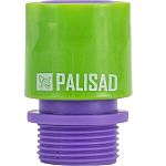 Соединитель пластмассовый быстросъемный, внешняя резьба 3/4"// Palisad 66175