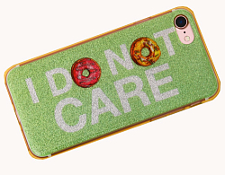 Задняя накладка для iPhone 7/8 I don't care, 6.5 × 14 см
